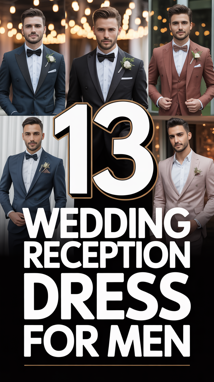 🤵 13 Wedding Reception Dress For Men