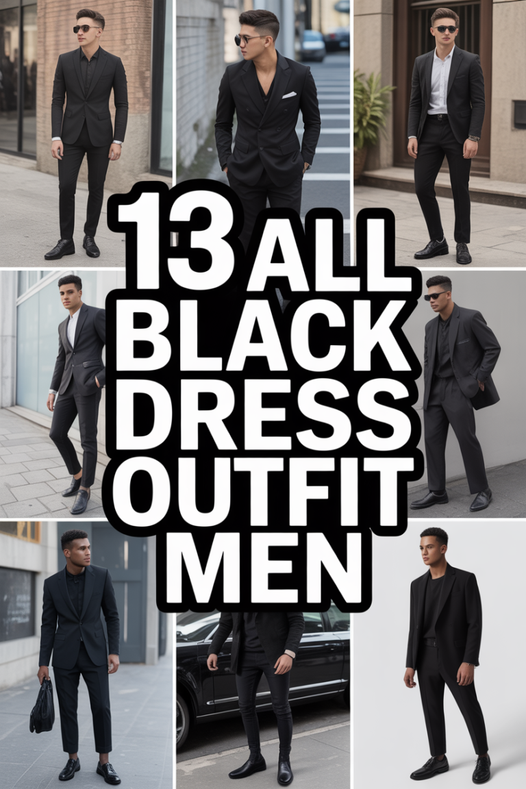 🕺 13 All Black Dress Outfit Men