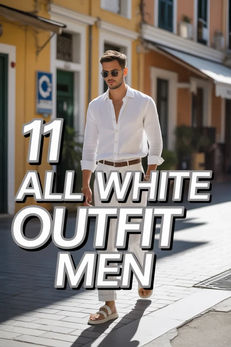 🤍 11 All White Outfit Men
