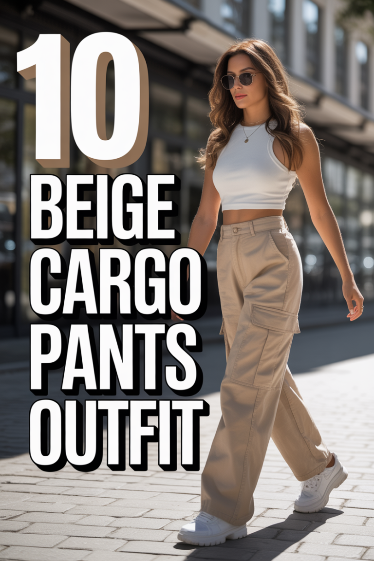 👖 10 Beige Cargo Pants Outfit