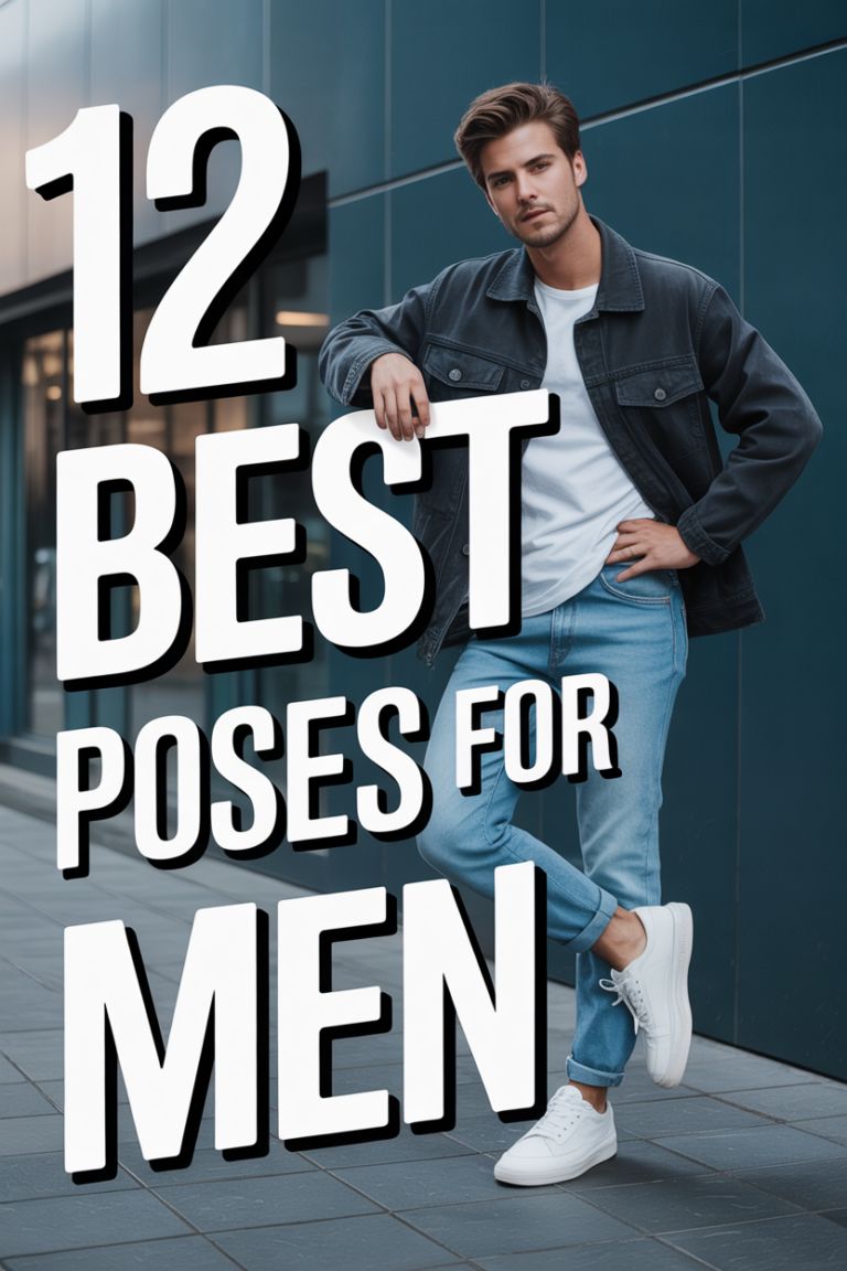 📸 12 Best Poses For Men