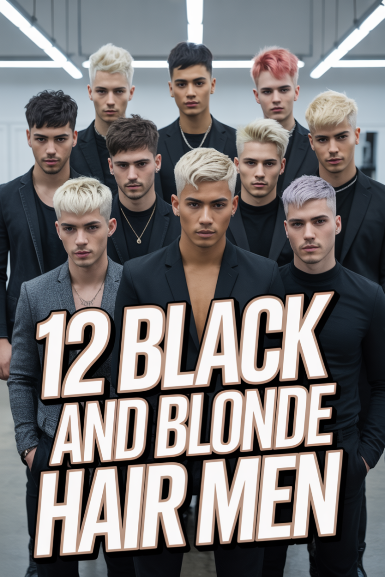 💇‍♂️ 12 Black And Blonde Hair Men