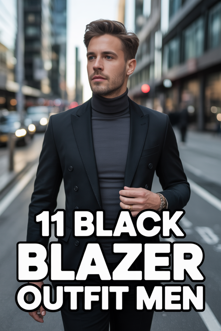 🧥 11 Black Blazer Outfit Men
