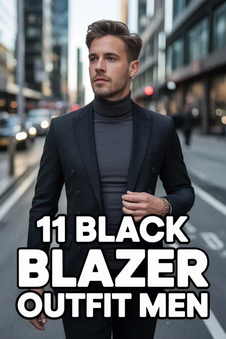 🧥 11 Black Blazer Outfit Men