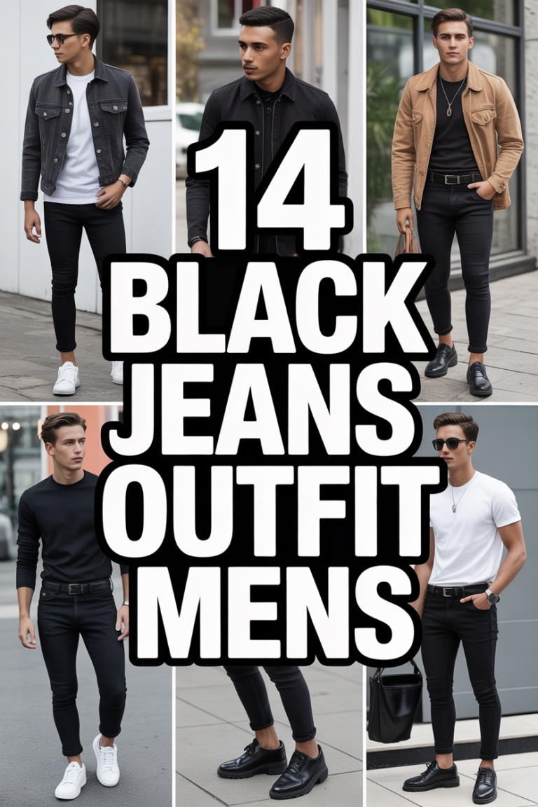 👖 14 Black Jeans Outfit Mens