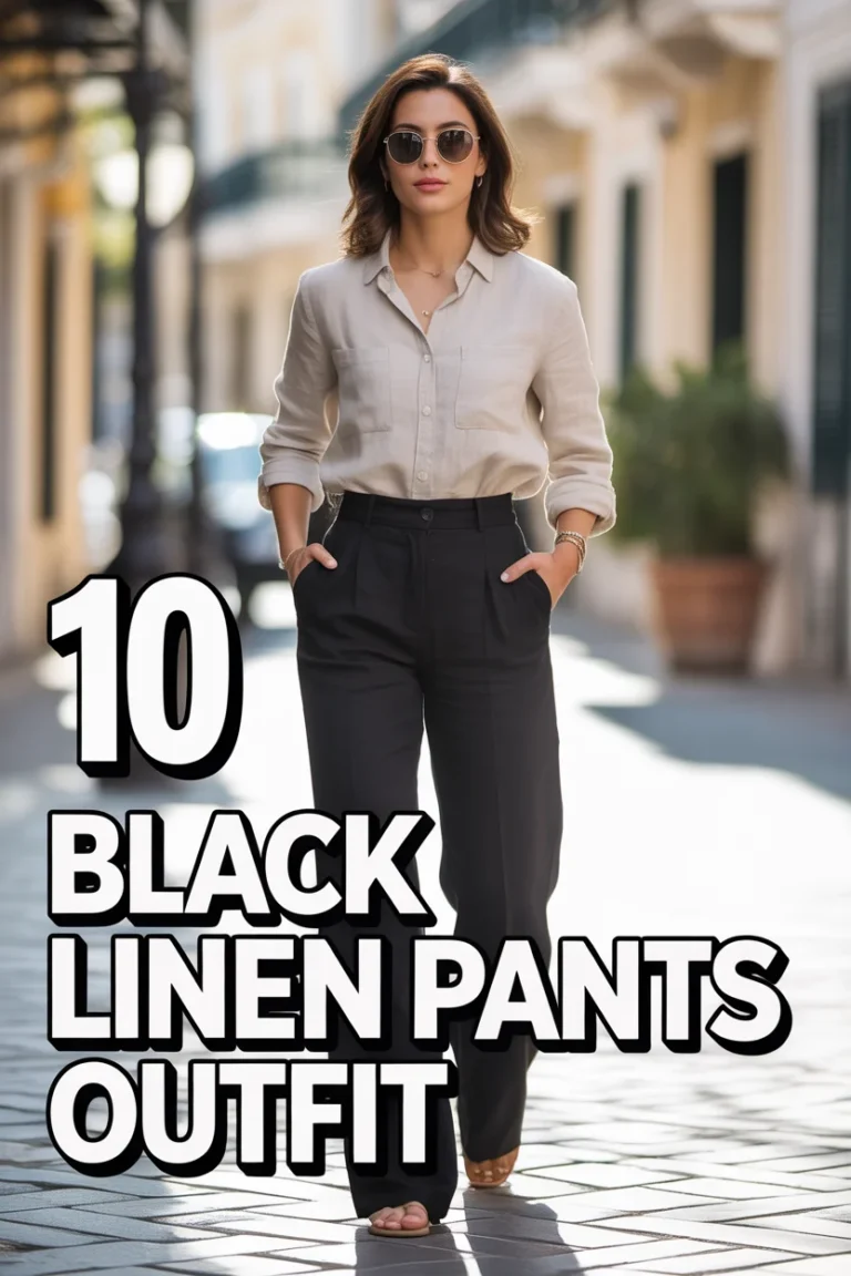 👖 10 Black Linen Pants Outfit