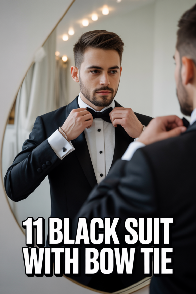 🤵 11 Black Suit With Bow Tie