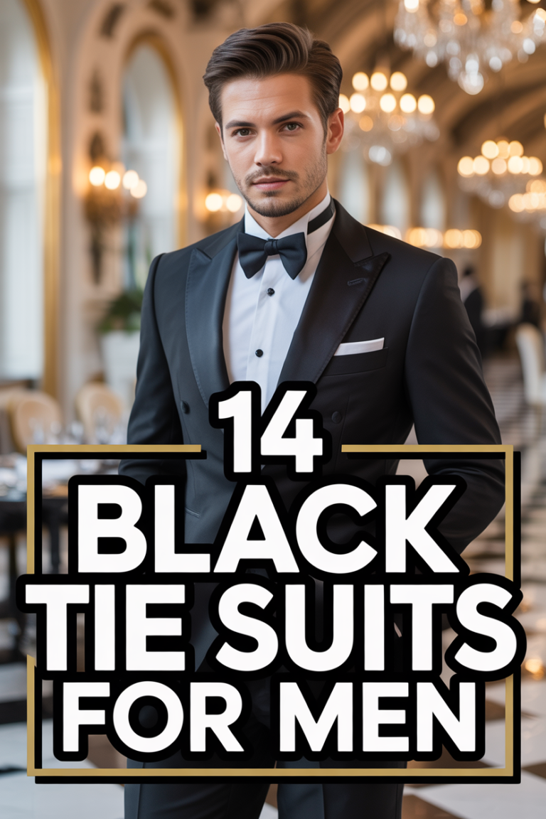 🤵‍♂️ 14 Black Tie Suits For Men