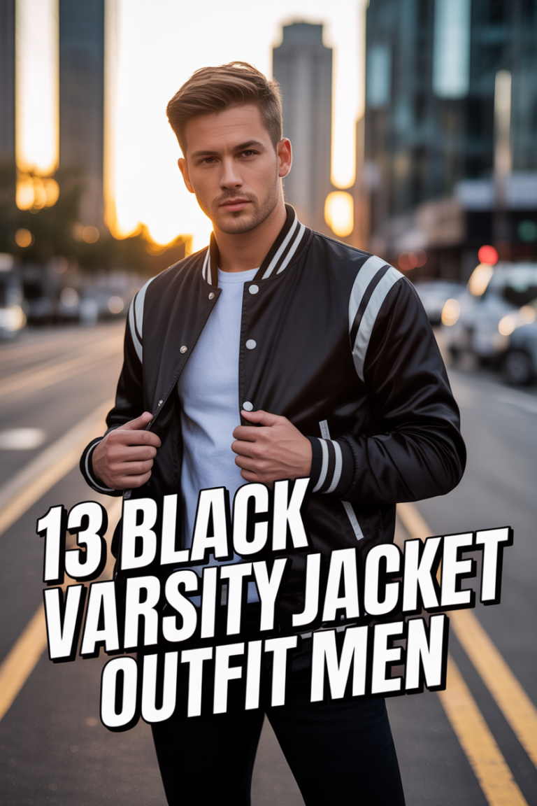 🧥 13 Black Varsity Jacket Outfit Men