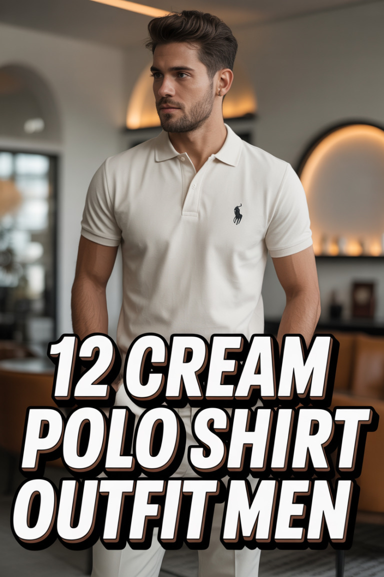 👕 12 Cream Polo Shirt Outfit Men