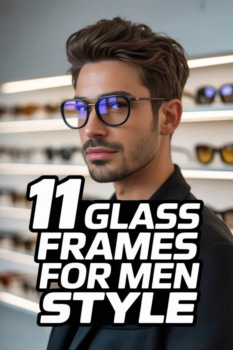 👓 11 Glass Frames For Men Style
