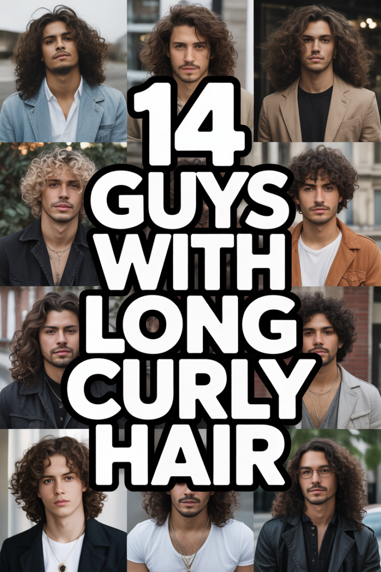 🦁 14 Guys With Long Curly Hair