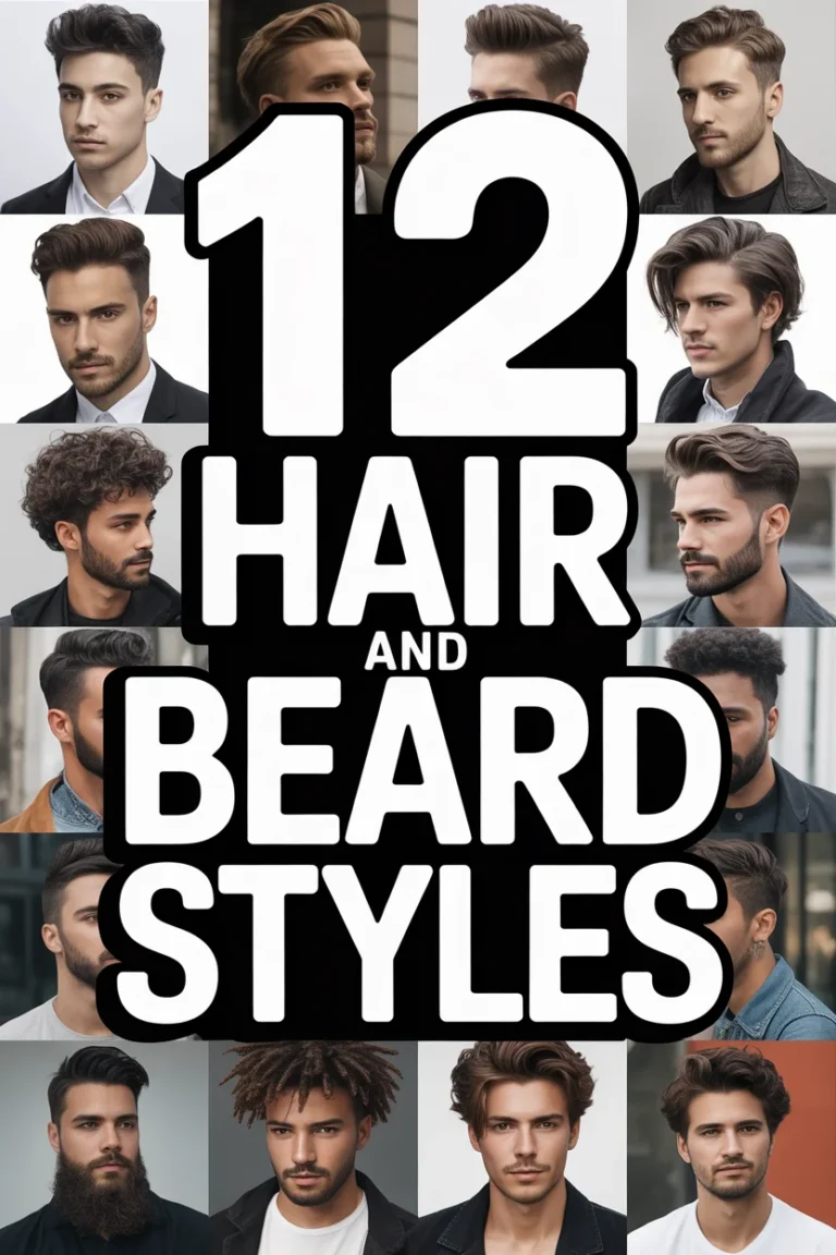 ✂️ 12 Hair And Beard Styles