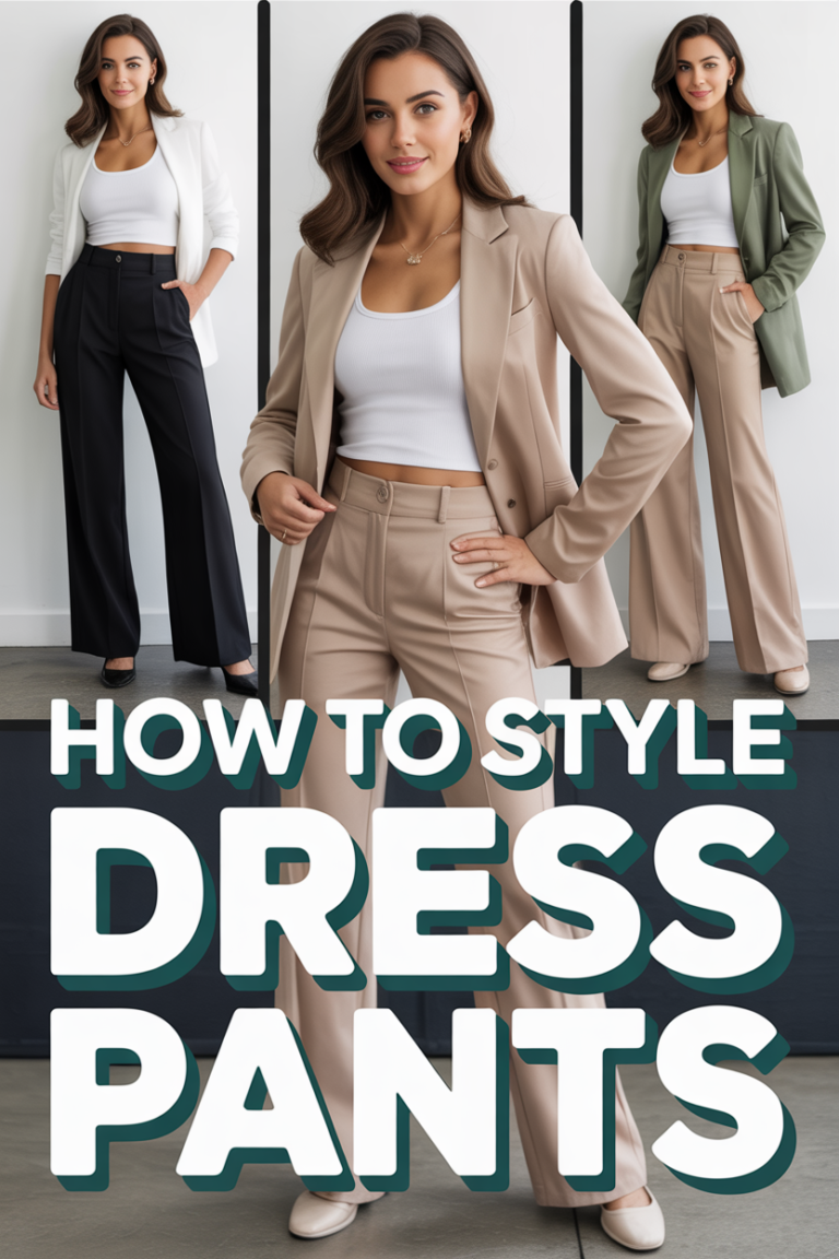 ✨ How To Style Dress Pants