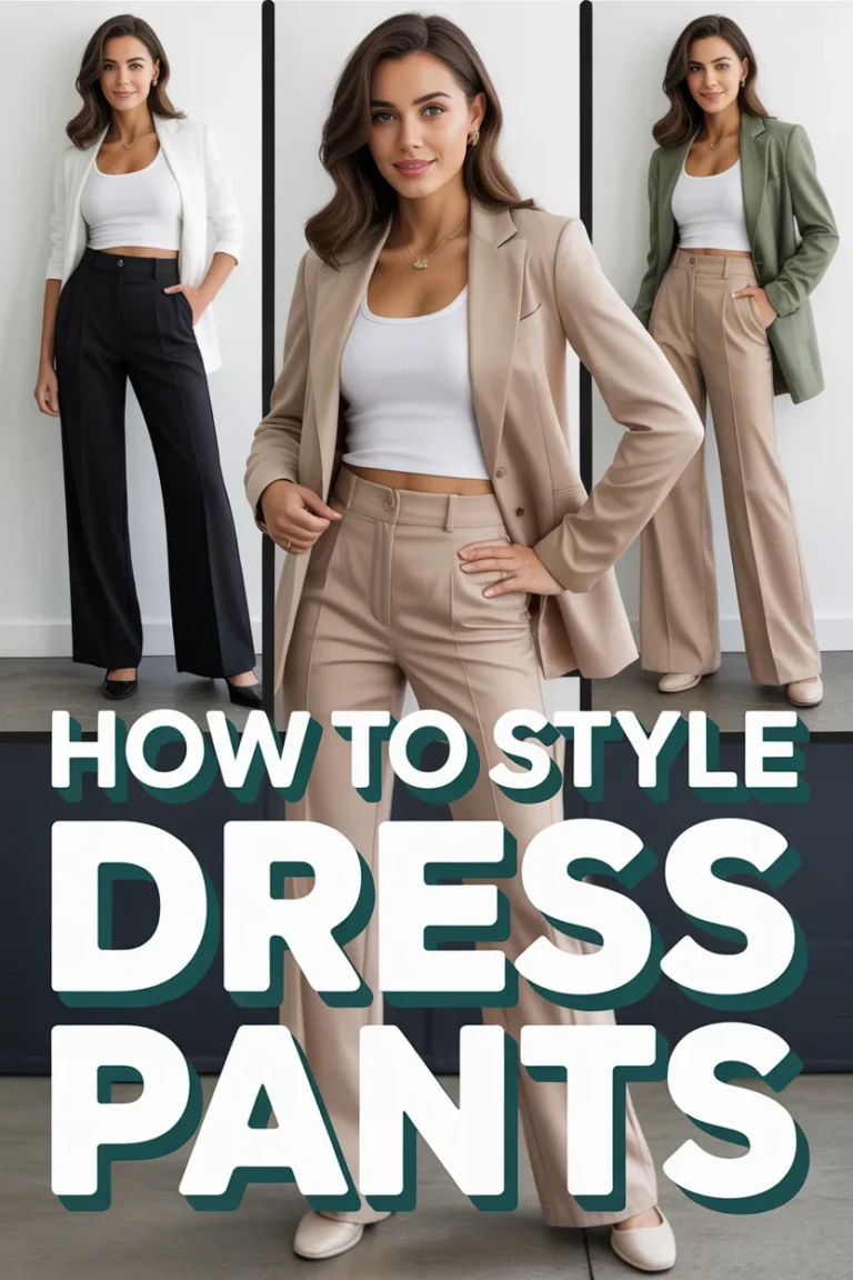 ✨ How To Style Dress Pants
