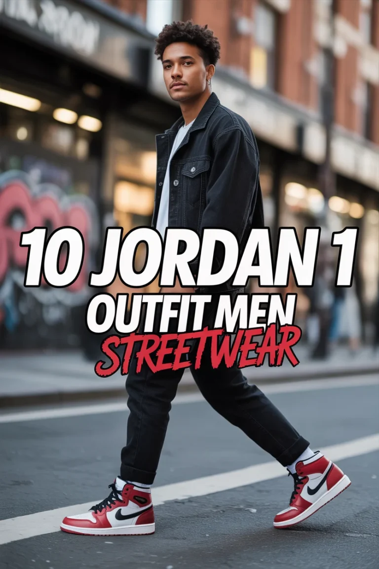 👟 10 Jordan 1 Outfit Men Streetwear