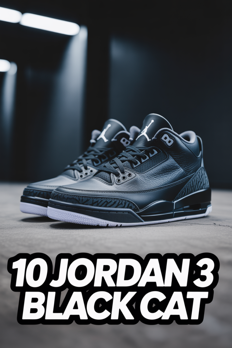🐈‍⬛ 10 Jordan 3 Black Cat