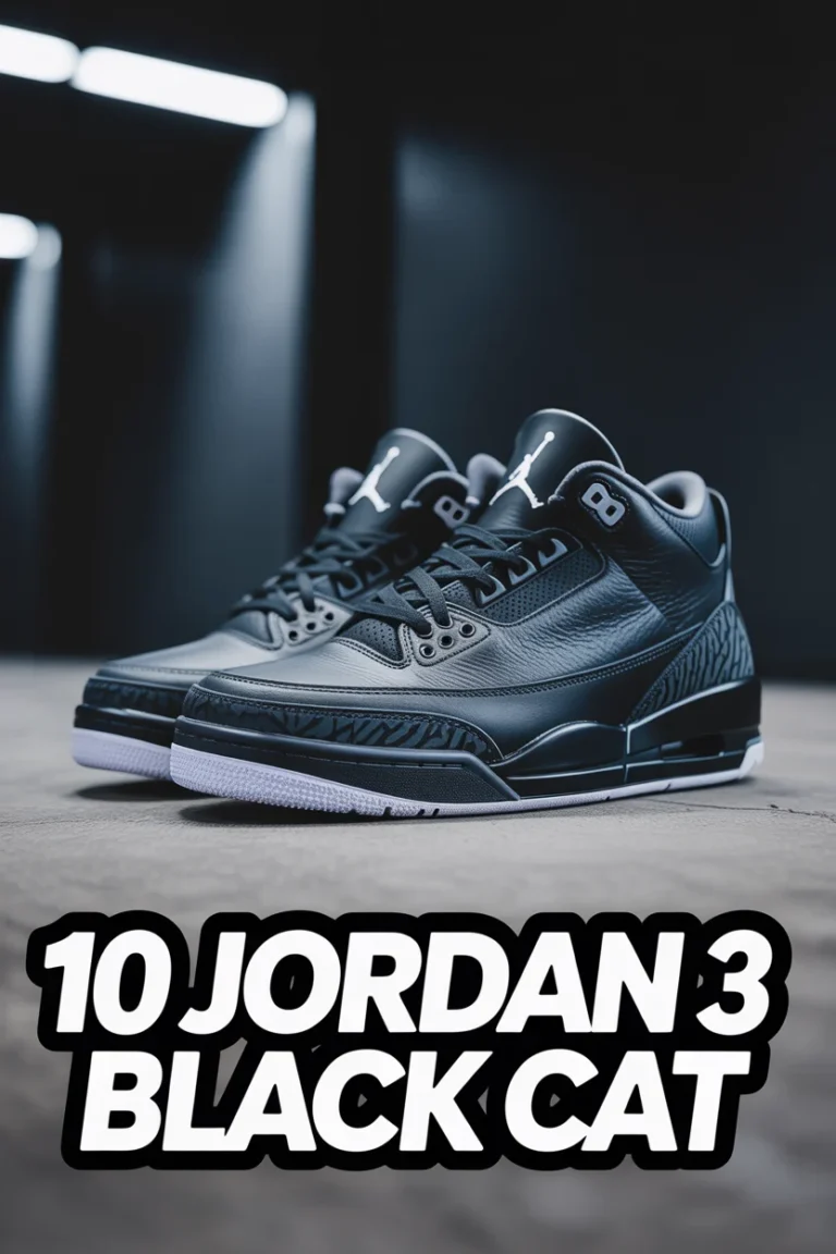🐈‍⬛ 10 Jordan 3 Black Cat
