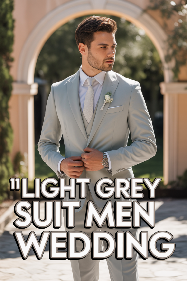 🤵 11 Light Grey Suit Men Wedding