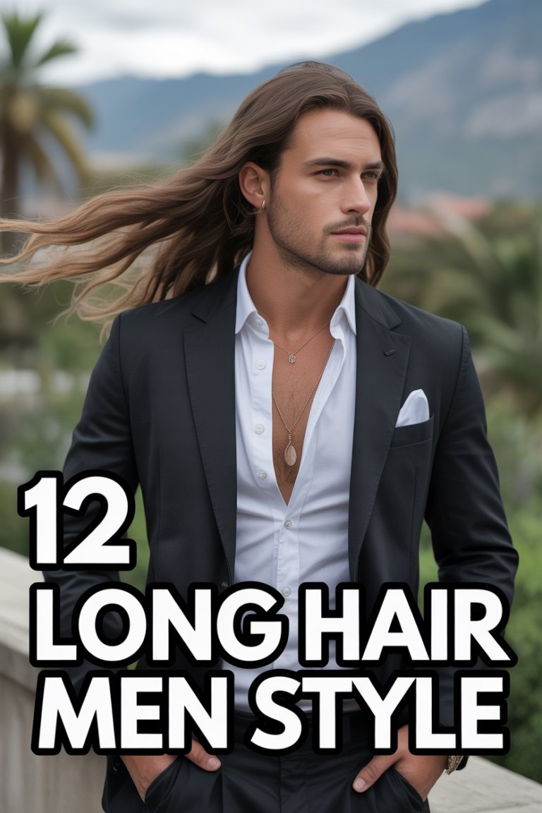 🦁 12 Long Hair Men Style
