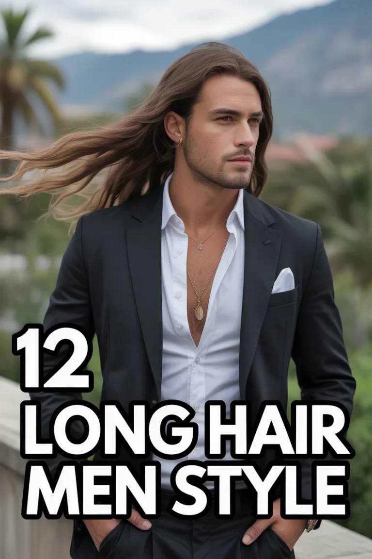 🦁 12 Long Hair Men Style