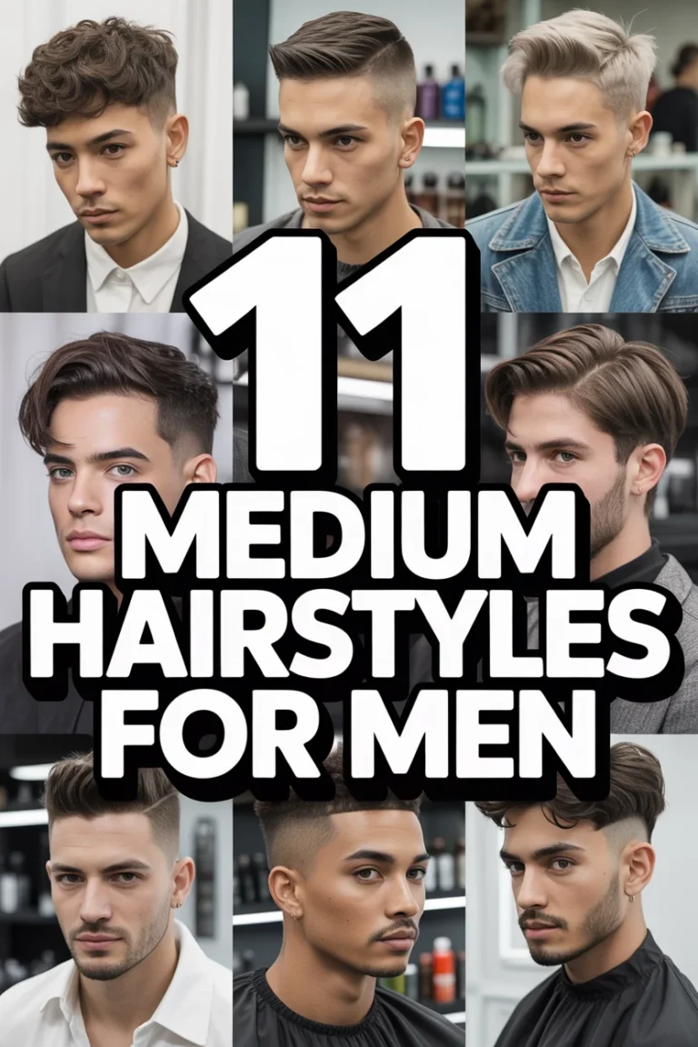 ✂️ 11 Medium Hairstyles For Men