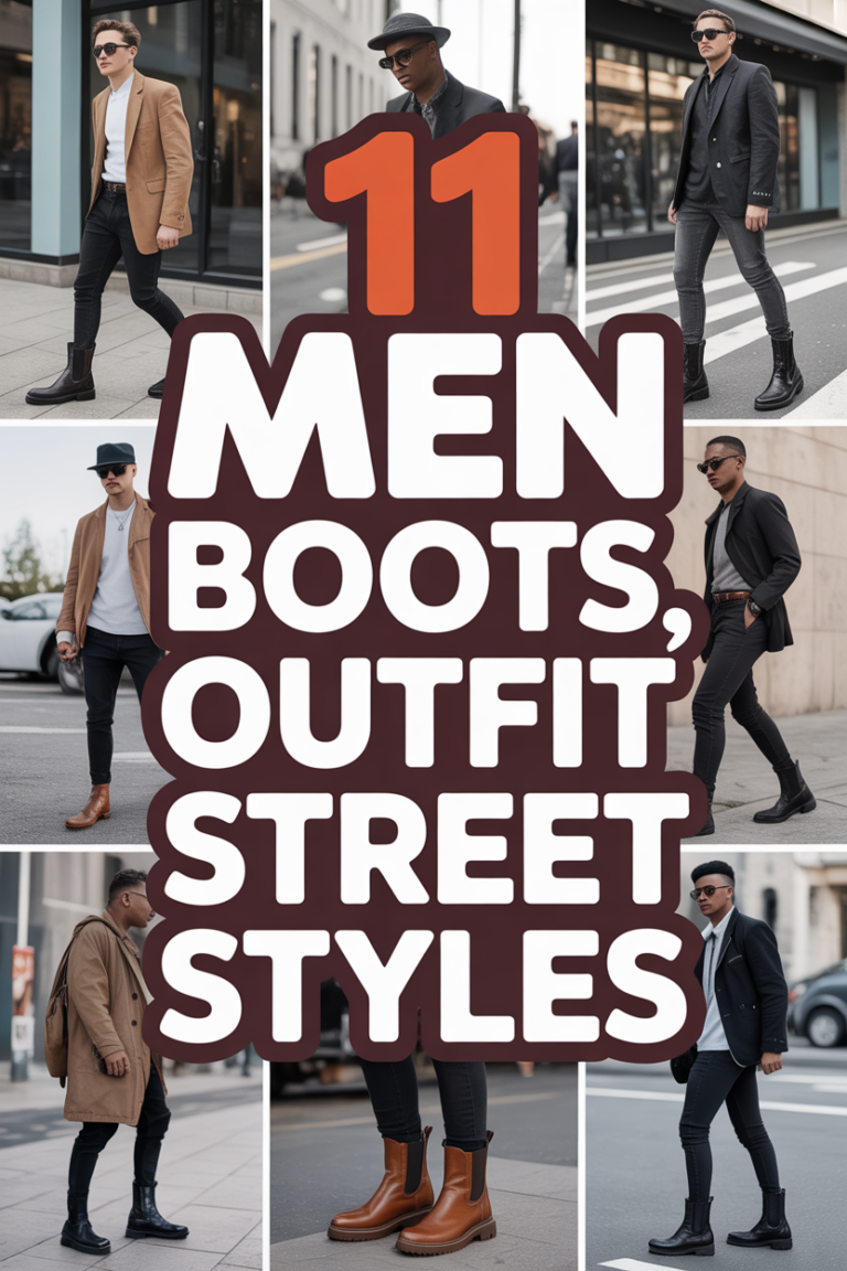 👣 11 Men Boots Outfit Street Styles