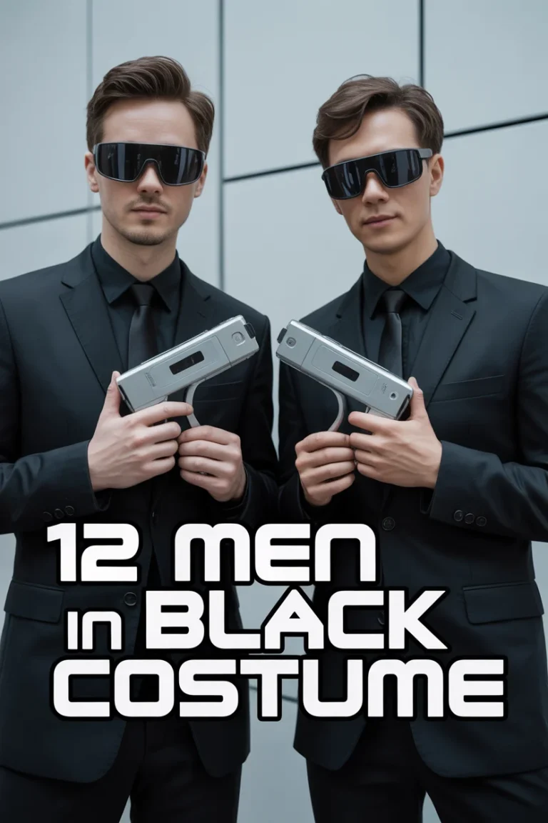 🕶️ 12 Men In Black Costume