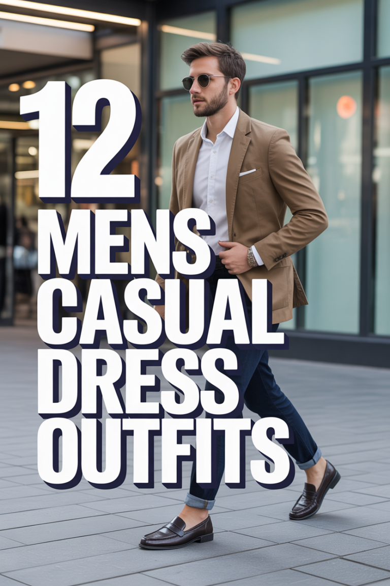 👔 12 Mens Casual Dress Outfits