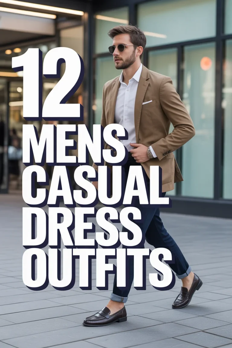 👔 12 Mens Casual Dress Outfits