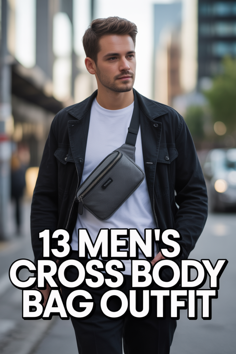 🎒 13 Men’s Cross Body Bag Outfit