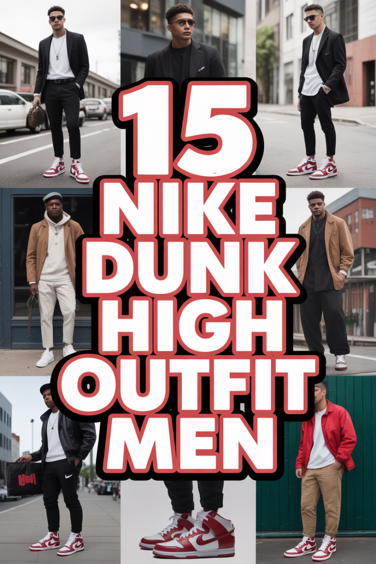 👟 15 Nike Dunk High Outfit Men