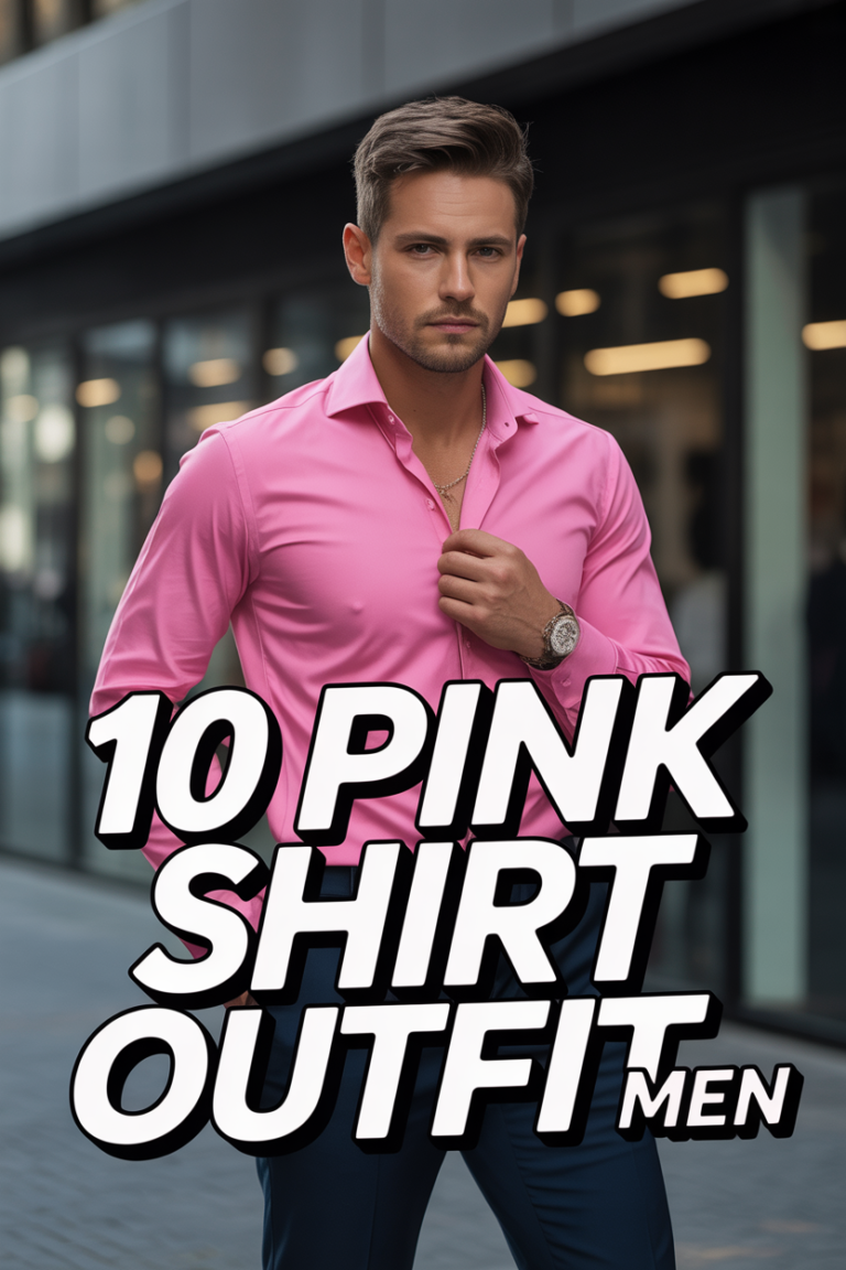 🌸 10 Pink Shirt Outfit Men