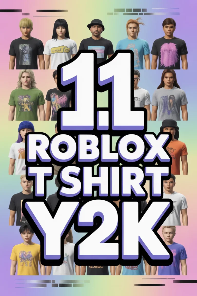 ✨ 11 Roblox T Shirt Y2K