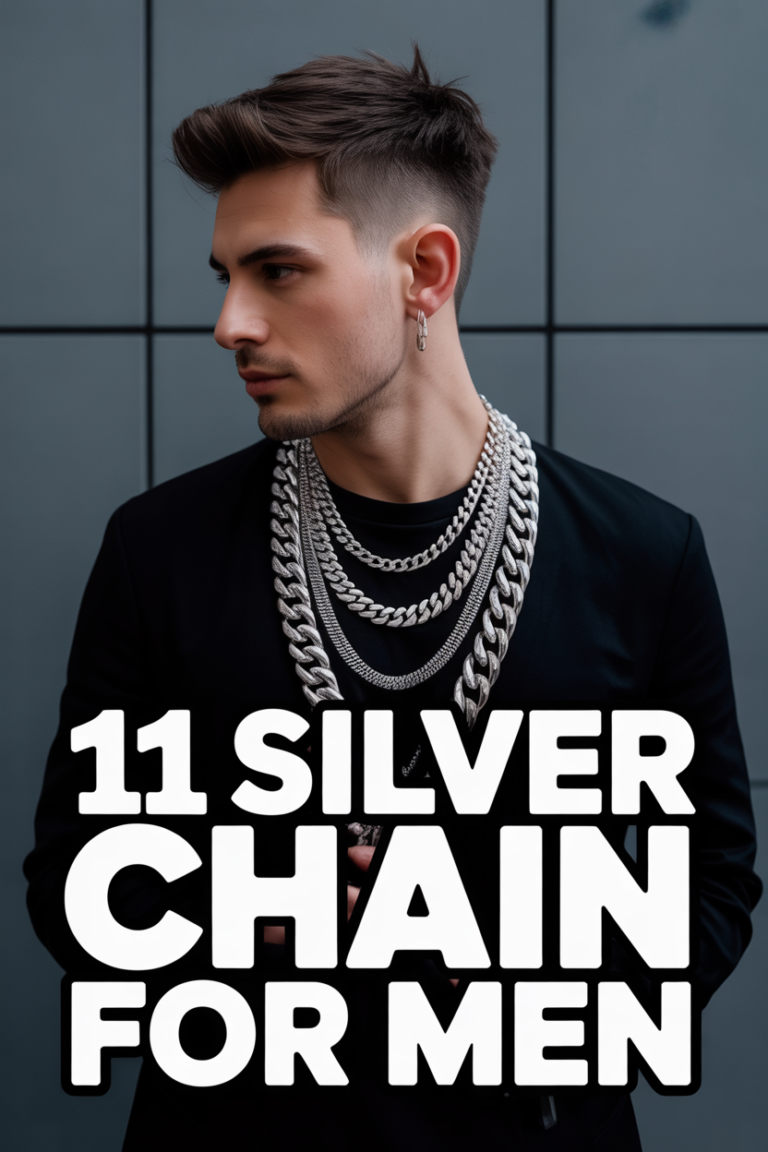 ⛓️ 11 Silver Chain For Men