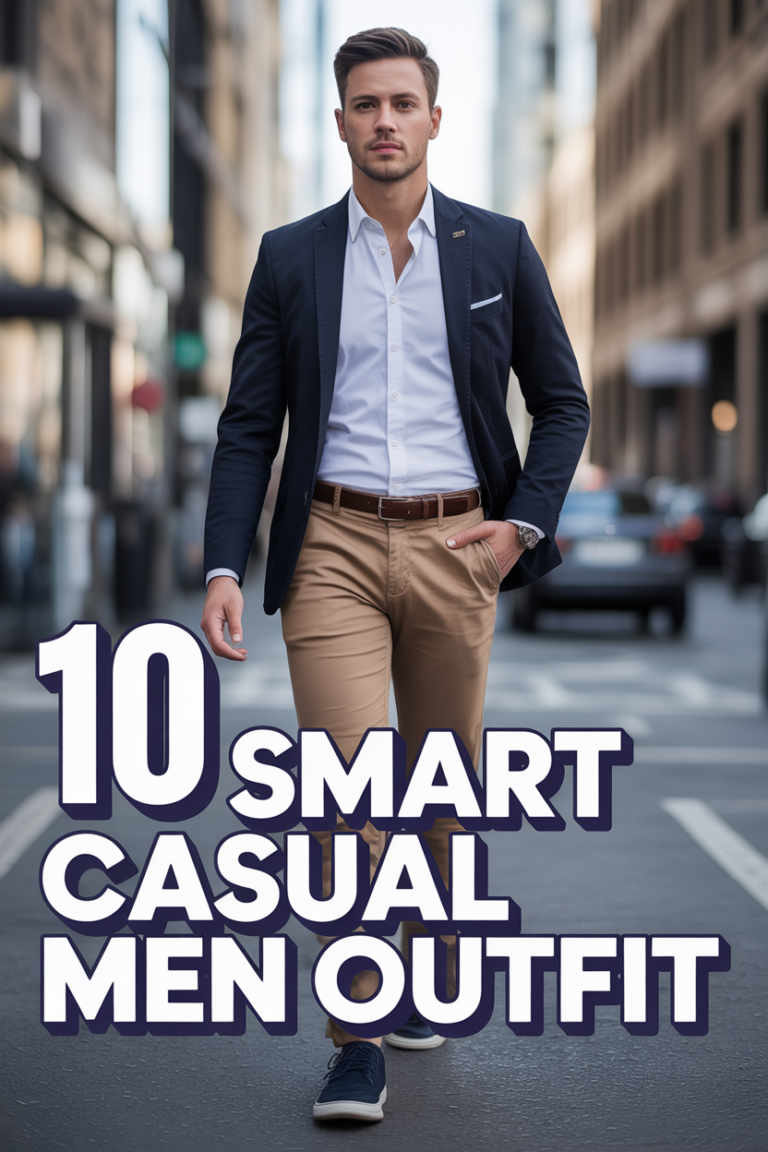 ✨ 10 Smart Casual Men Outfit