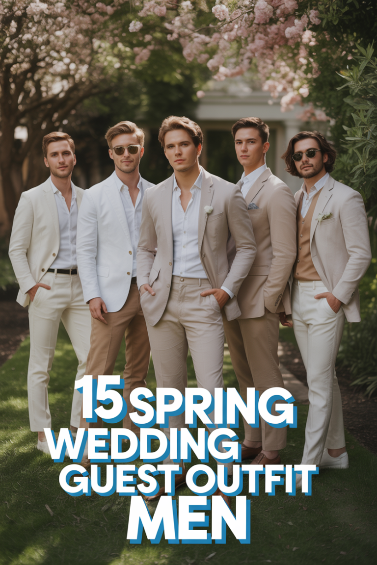 🌸 15 Spring Wedding Guest Outfit Men