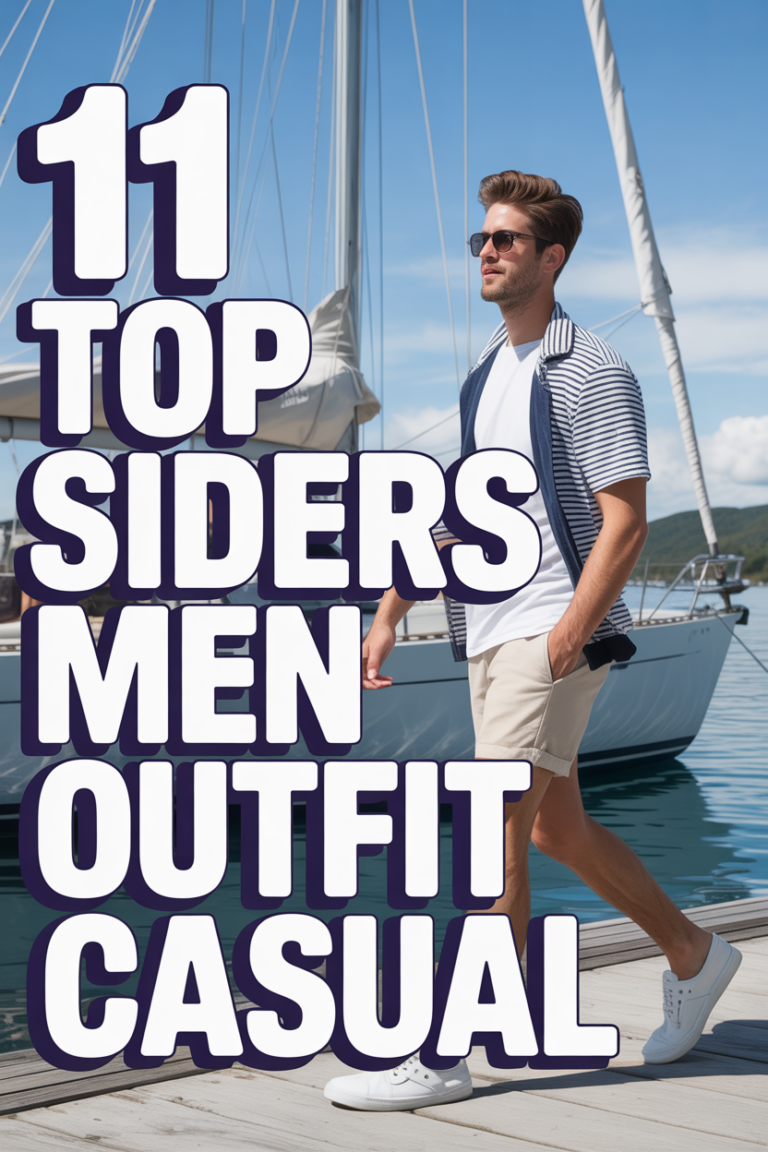 ⛵ 11 Top Siders Men Outfit Casual