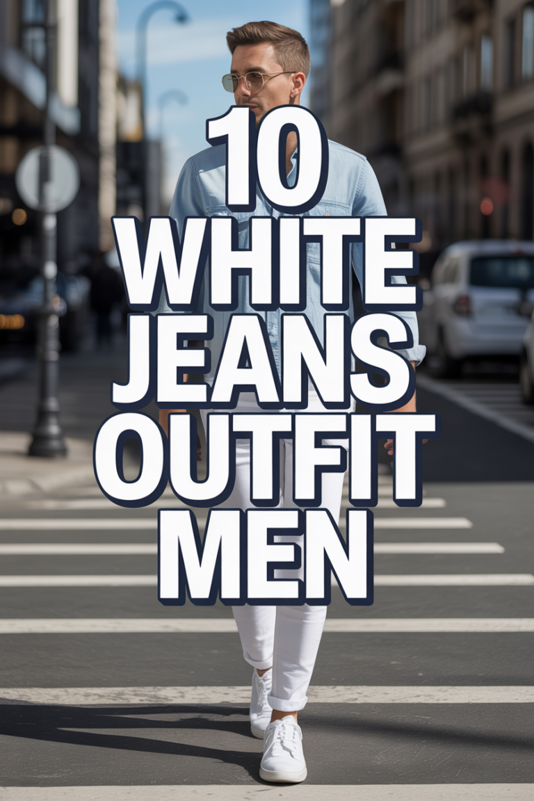 👖 10 White Jeans Outfit Men