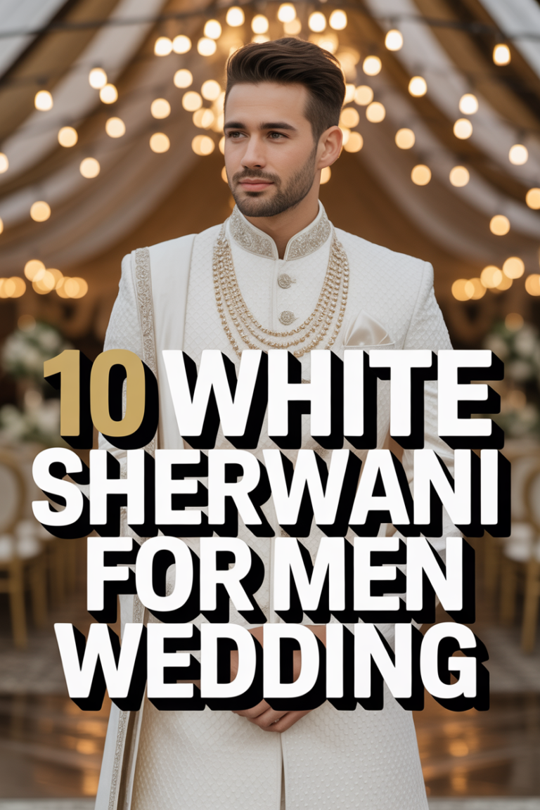 🤵 10 White Sherwani For Men Wedding