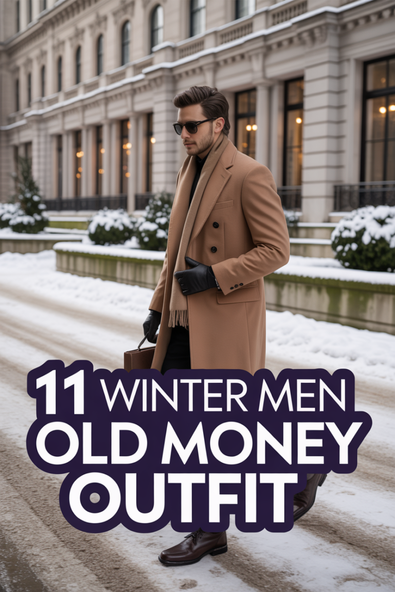 🧥 11 Winter Men Old Money Outfit