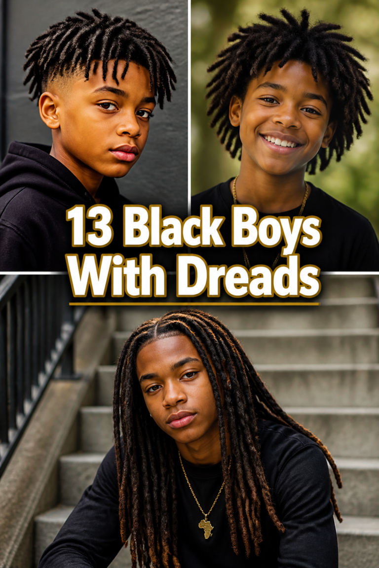 👑 13 Black Boys With Dreads
