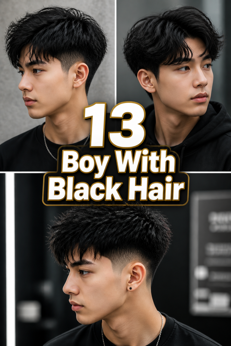 💇‍♂️ 13 Boy With Black Hair
