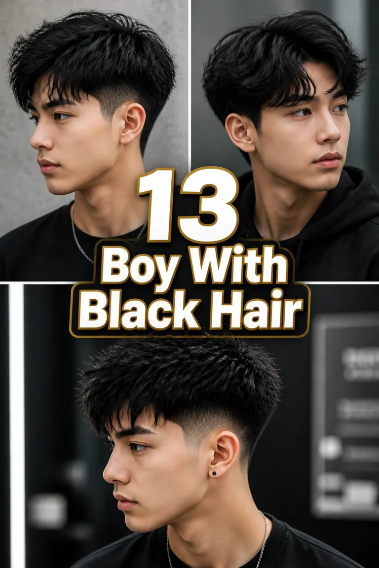💇‍♂️ 13 Boy With Black Hair