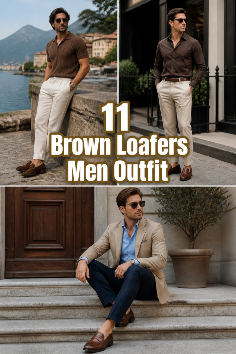 👞 11 Brown Loafers Men Outfit