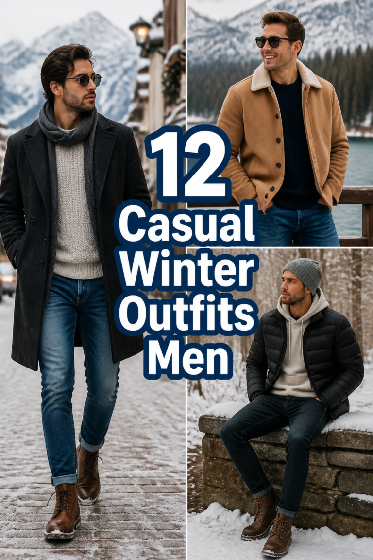 🧥 12 Casual Winter Outfits Men