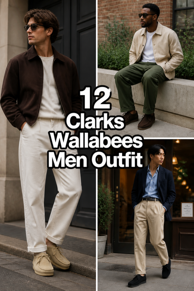 👞 12 Clarks Wallabees Men Outfit