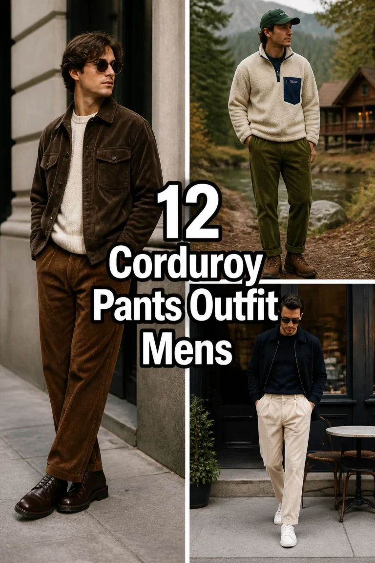 👖 12 Corduroy Pants Outfit Mens