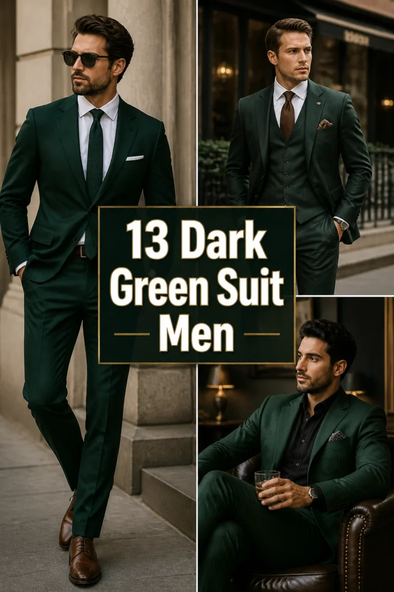 🌲 13 Dark Green Suit Men