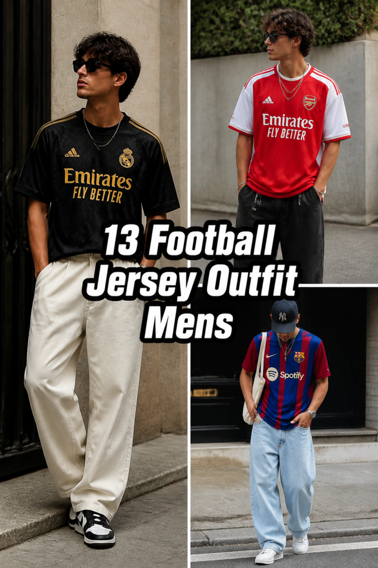 ⚽ 13 Football Jersey Outfit Mens